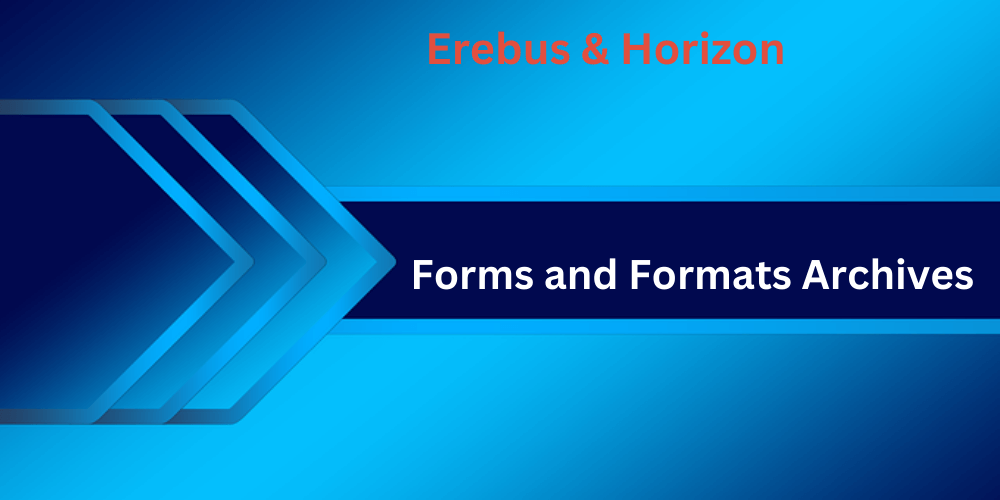 Forms and Formats Archives